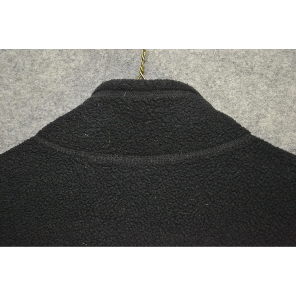 Vintage Patagonia Vest Mens XL Black Fleece Full Zip Pockets Made USA 90s - Picture 14 of 16